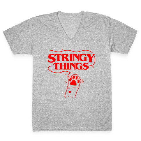 Stringy Things V-Neck Tee Shirt