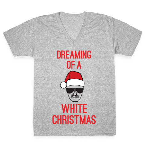 Walter White Christmas V-Neck Tee Shirt