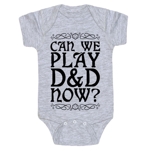 Can We Play D&D Now? Baby One-Piece