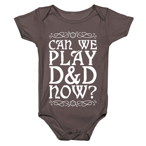 Can We Play D&D Now? Baby One-Piece