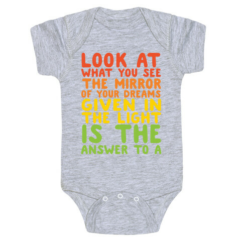 The Never Ending Story Lyric Pairs Shirts 2  Baby One-Piece