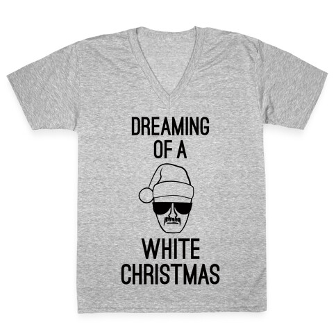Walter White Christmas V-Neck Tee Shirt