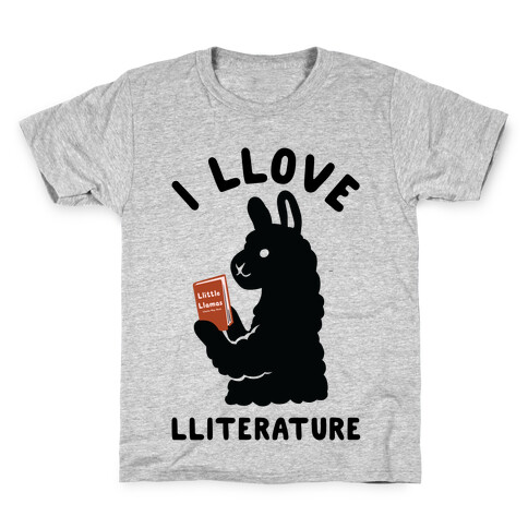 I Llove Lliterature Kids T-Shirt
