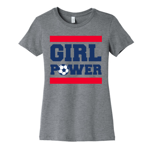 Girl Power (Soccer) Womens T-Shirt