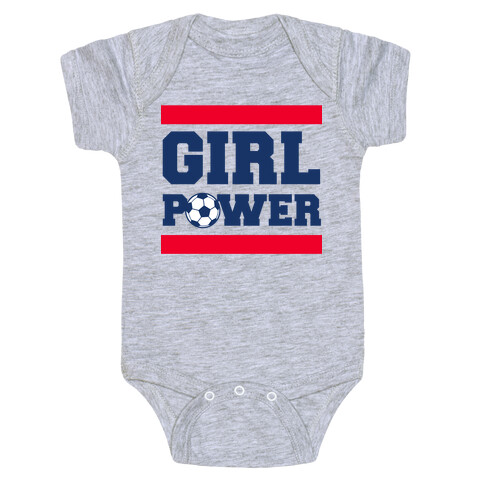 Girl Power (Soccer) Baby One-Piece