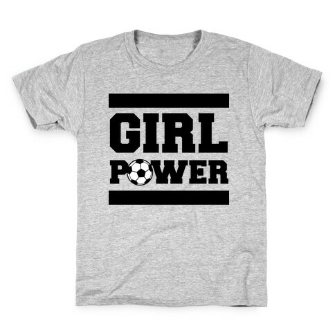 Girl Power (Soccer) Kids T-Shirt