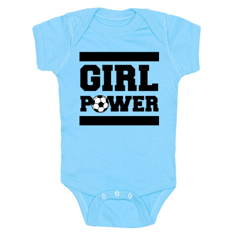 Girl Power (Soccer) Baby One-Piece