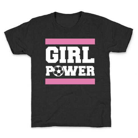 Girl Power (Soccer) Kids T-Shirt