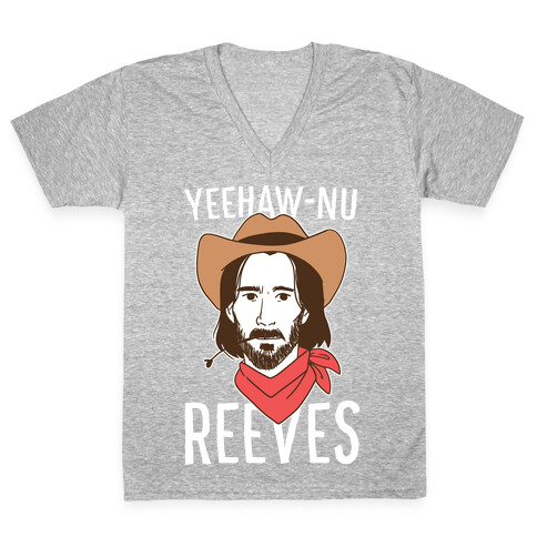 Yeehaw-nu Reeves V-Neck Tee Shirt