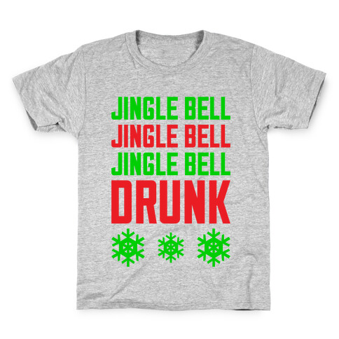 Jingle Bell Drunk Kids T-Shirt