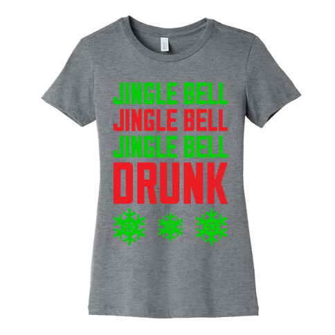 Jingle Bell Drunk Womens T-Shirt