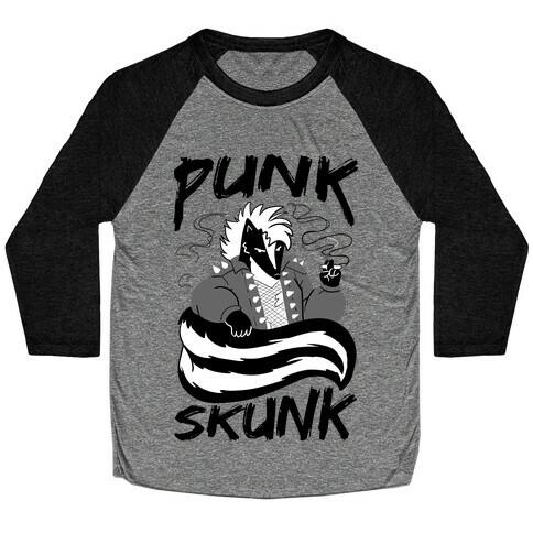 Punk Skunk Baseball Tee