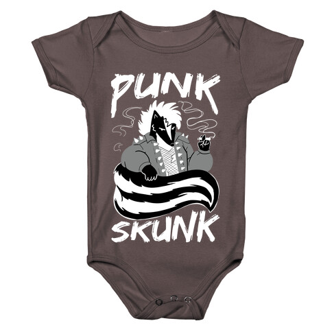 Punk Skunk Baby One-Piece
