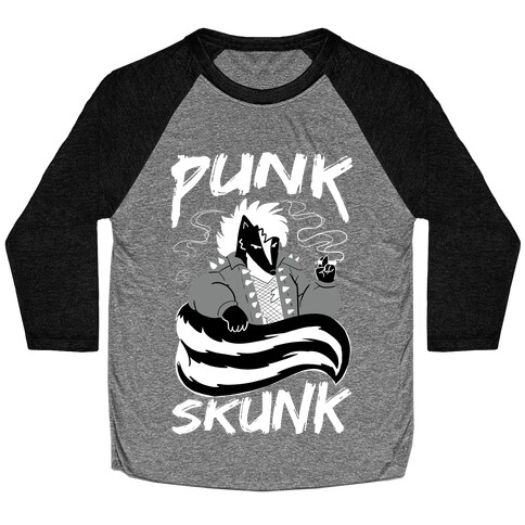 Punk Skunk Baseball Tee