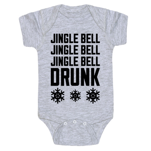 Jingle Bell Drunk Baby One-Piece