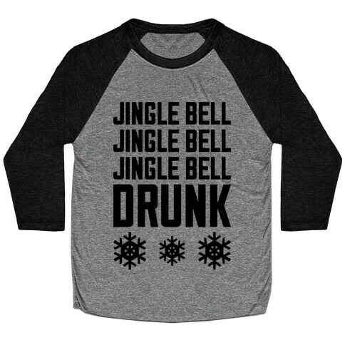 Jingle Bell Drunk Baseball Tee