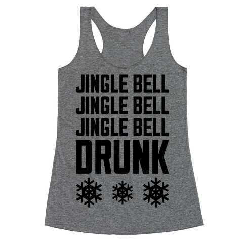 Jingle Bell Drunk Racerback Tank Top