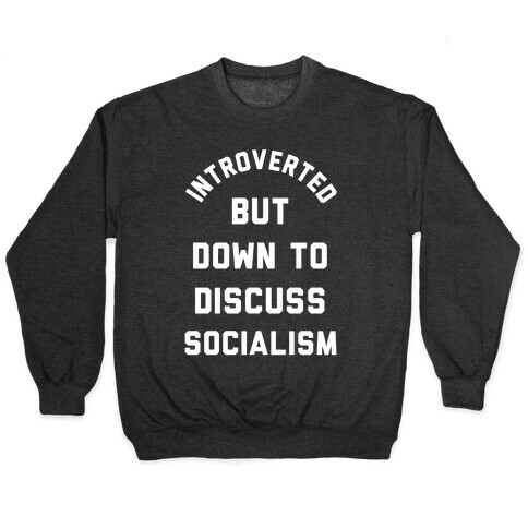 Introverted But Down To Discuss Socialism Pullover