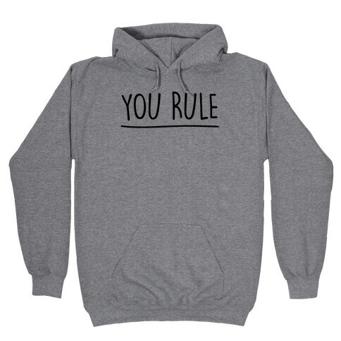 You Rule You Suck Parody Pairs Shirt Hooded Sweatshirt