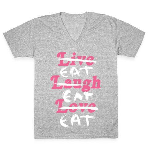 Eat Eat Eat V-Neck Tee Shirt