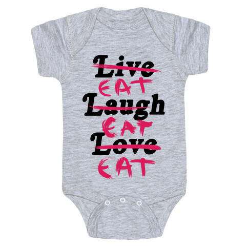 Eat Eat Eat Baby One-Piece