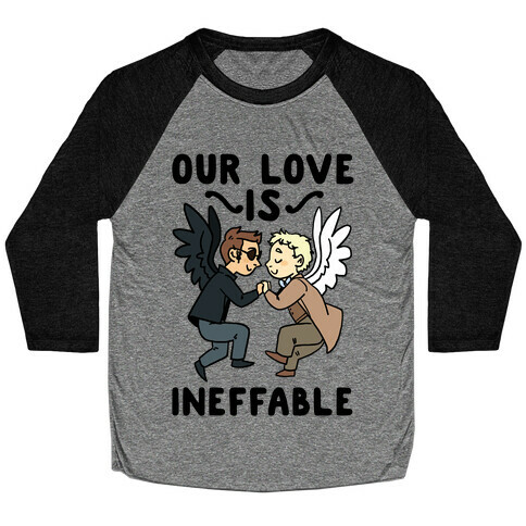 Our Love is Ineffable - Good Omens Baseball Tee