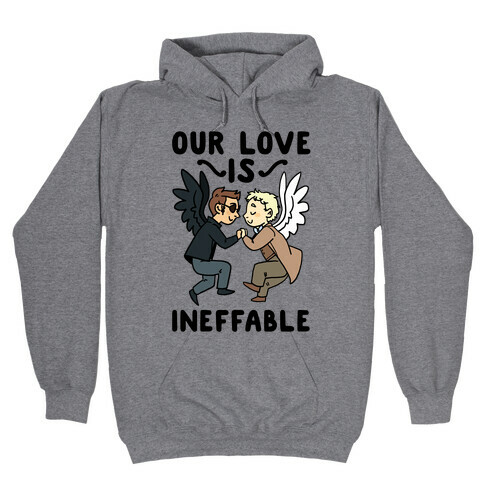 Our Love is Ineffable - Good Omens Hooded Sweatshirt