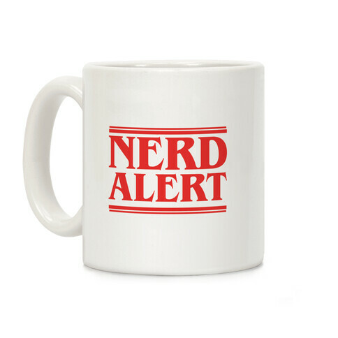 Nerd Alert - Stranger Things Coffee Mug