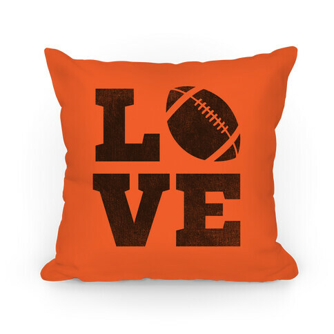 Love Football Pillow Pillow