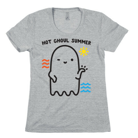 Hot Ghoul Summer Womens T-Shirt