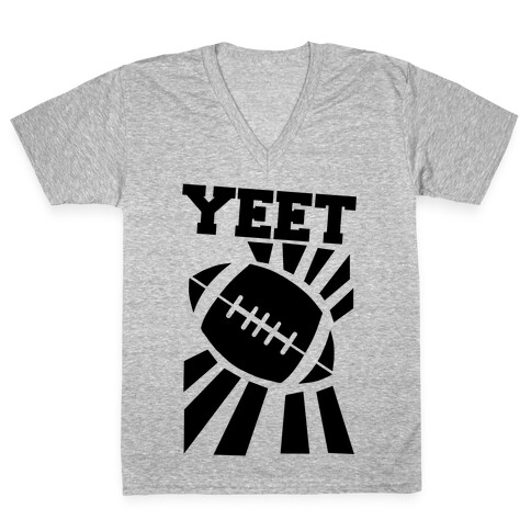 Yeet - Football V-Neck Tee Shirt