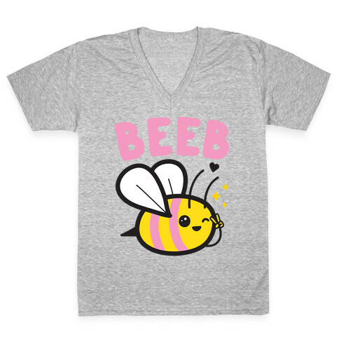 Beeb Weeb V-Neck Tee Shirt