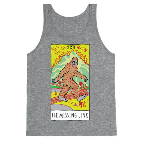 The Missing Link Bigfoot Tarot Tank Top