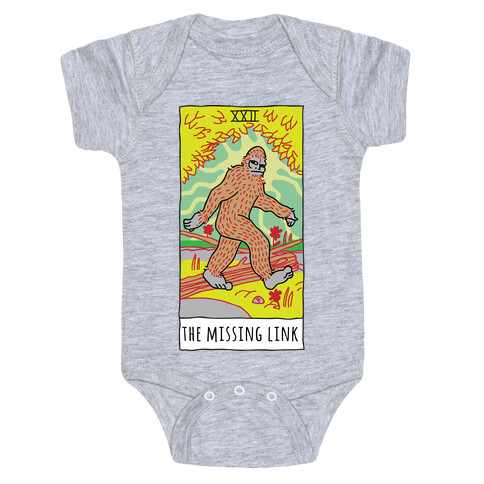 The Missing Link Bigfoot Tarot Baby One-Piece