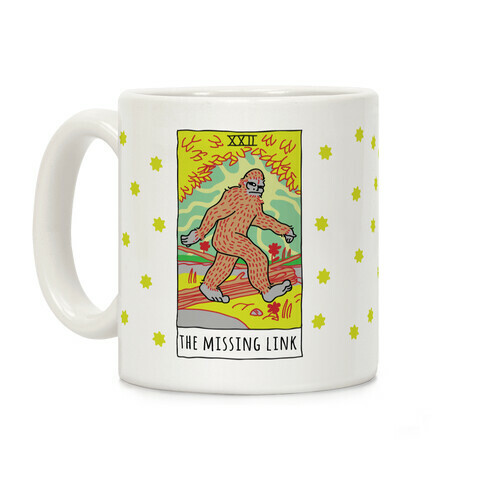 The Missing Link Bigfoot Tarot Coffee Mug