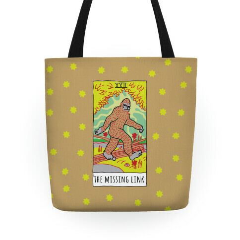 The Missing Link Bigfoot Tarot Tote