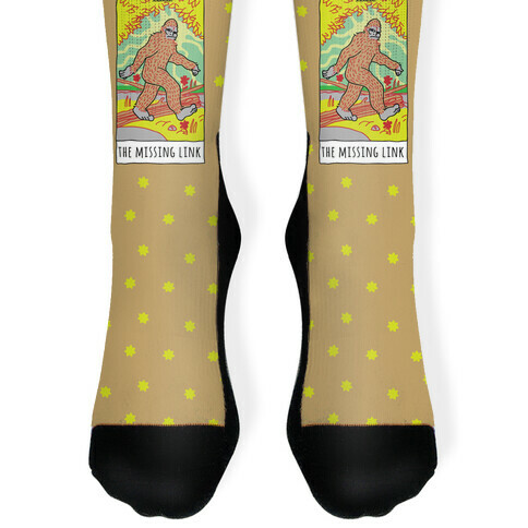 The Missing Link Bigfoot Tarot Sock