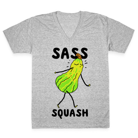 Sass Squash V-Neck Tee Shirt