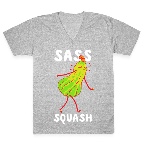 Sass Squash V-Neck Tee Shirt