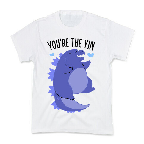 You're The Yin To My Yang (Godzilla) Kids T-Shirt