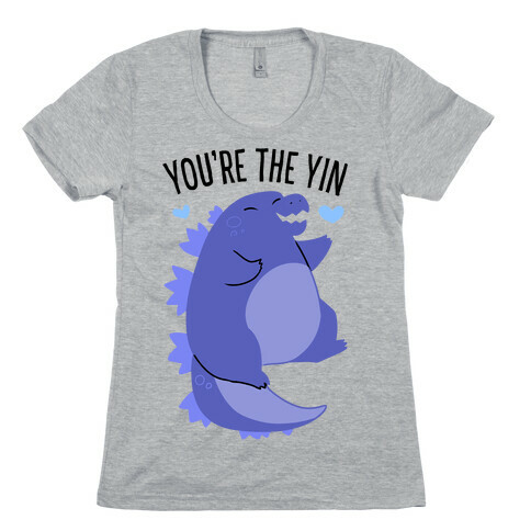 You're The Yin To My Yang (Godzilla) Womens T-Shirt