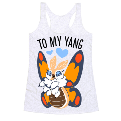 You're The Yin To My Yang (Mothra) Racerback Tank Top