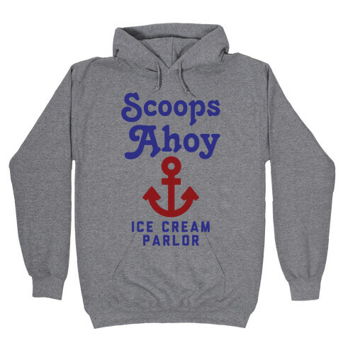 Scoops Ahoy Logo Parody Hooded Sweatshirt