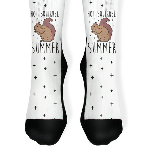 Hot Squirrel Summer Sock