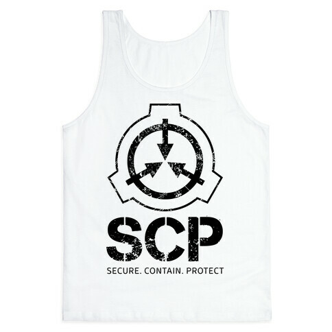 SCP Secure. Contain. Protect Tank Top