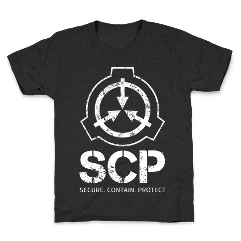 SCP Secure. Contain. Protect Kids T-Shirt