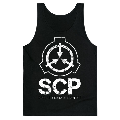 SCP Secure. Contain. Protect Tank Top