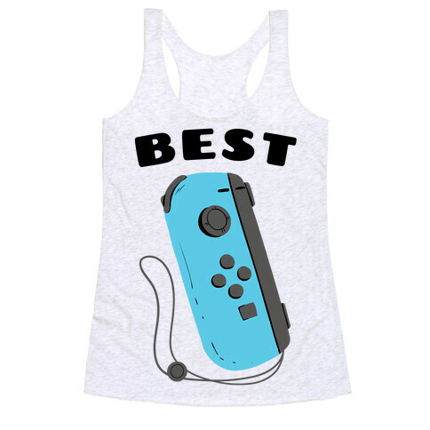 Best Friends Joycon Blue Racerback Tank Top