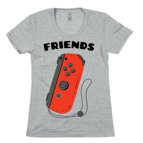 Best Friends Joycon Red Womens T-Shirt