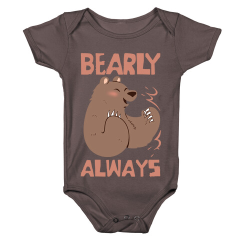 Bearly Apart, Always Together (Left) Baby One-Piece